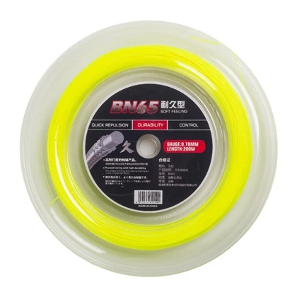 Uchel-Gwisgo Terfynol-Gwerthiant Uniongyrchol Ffatri Llinynnau Badminton Nylon Gwrthiannol 0.70mm 0.78mm