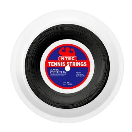 Llinynnau raced tenis proffesiynol amlffilament neilon