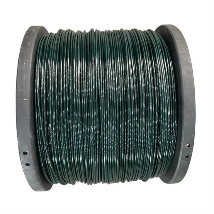 2.7mm 3.0mm Dark Green Polyester Wire For Gabion Basket