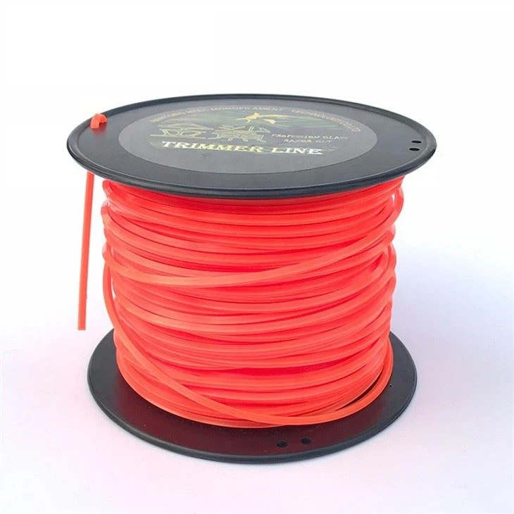 2.7mm 0.105" Siâp Sgwâr Brwsh Nylon Cutter Glaswellt Trimmer